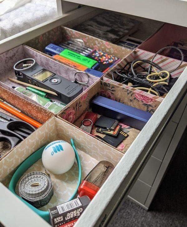 drawer organizer diy