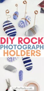 DIY Rock Photo Holders - Craftsy Hacks