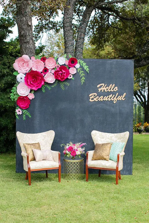 20 Wonderful Wedding Backdrop Ideas - Craftsy Hacks