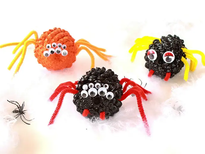 Pine Cone Spiders