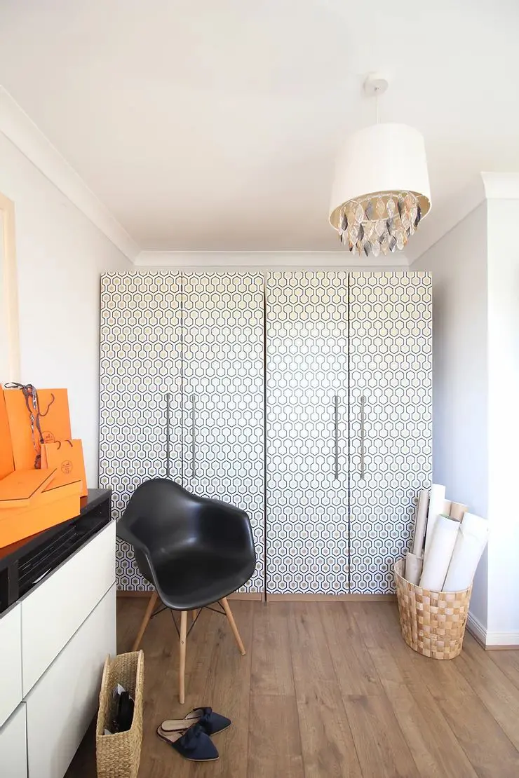 Patterned Closet Doors