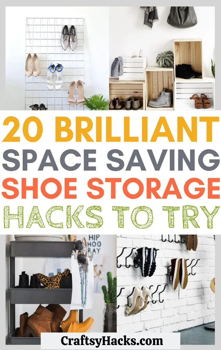 Shoe Storage Ideas: 21 Easy DIY | vlr.eng.br