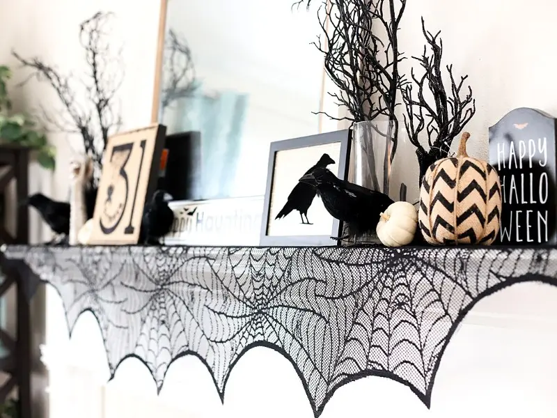 Halloween Mantel Decor