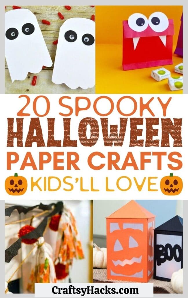 20 Spooky Halloween Paper Crafts   Craftsy Hacks