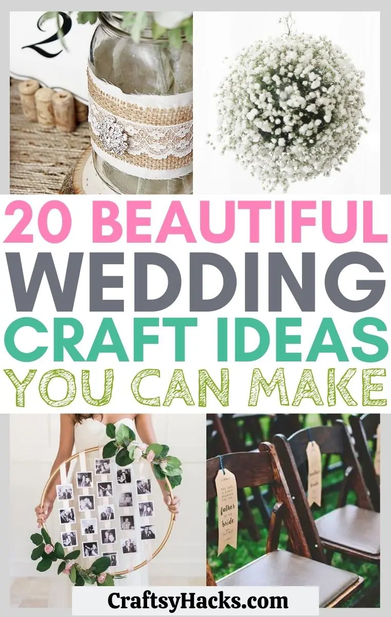 18 Wedding Craft Ideas for Low Budgets   Craftsy Hacks