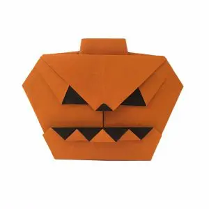 Origami Jack-O-Lantern