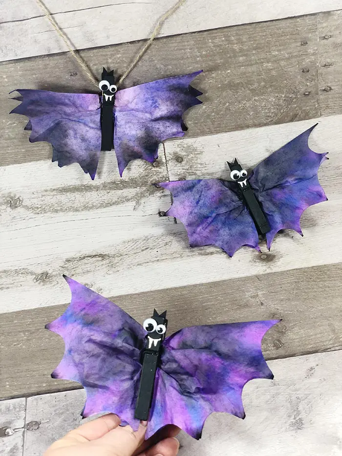 Coffee Filter Bats