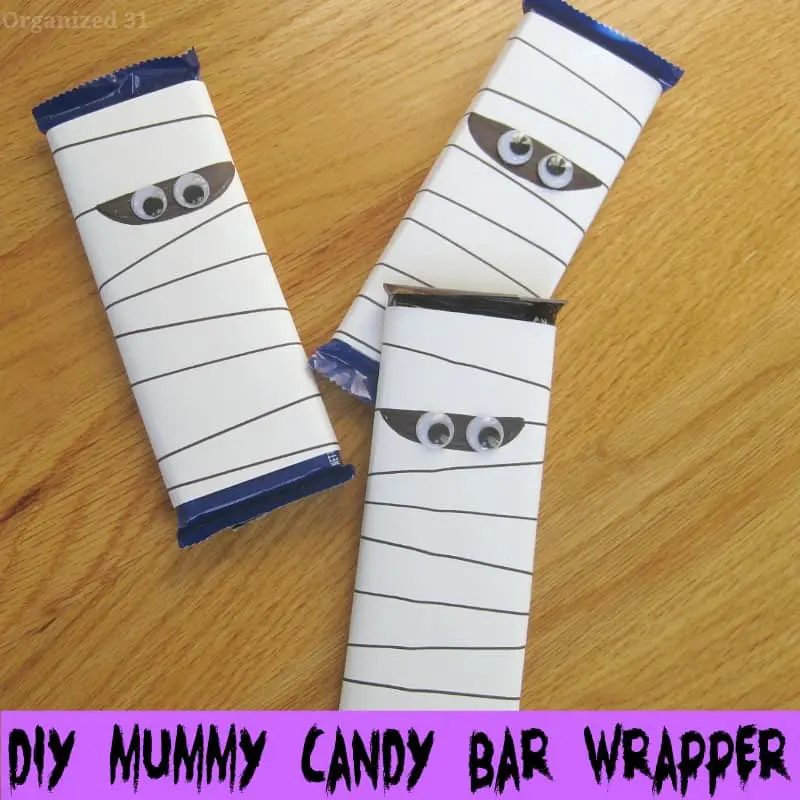 Mummy Chocolate Wrappers
