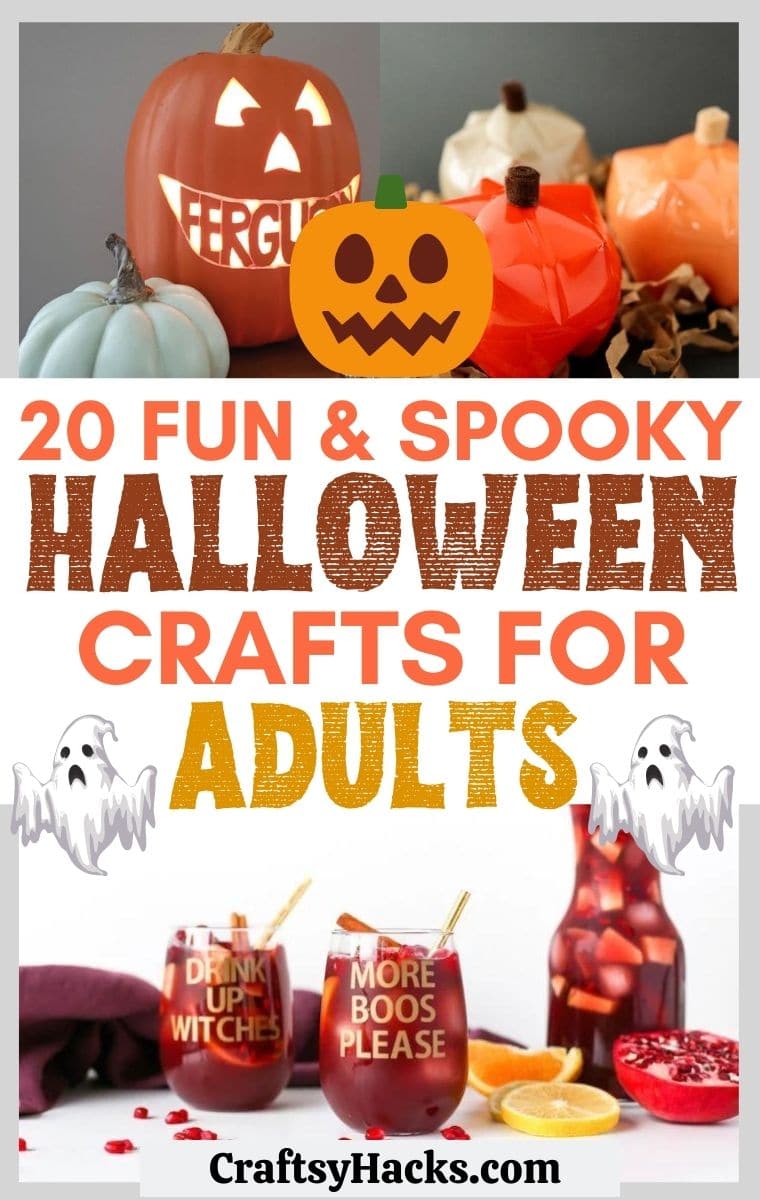 20 Fun Halloween Crafts for Adults - Craftsy Hacks