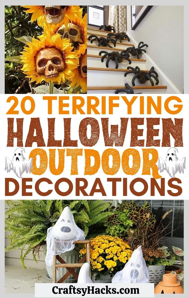 20 Cheap Outdoor Halloween Decorations - Craftsy Hacks