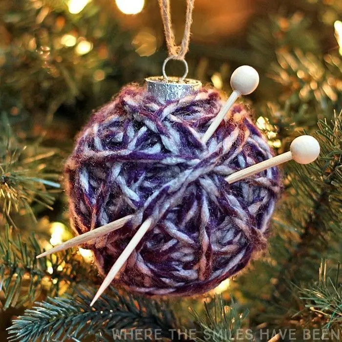 yarn ball ornament