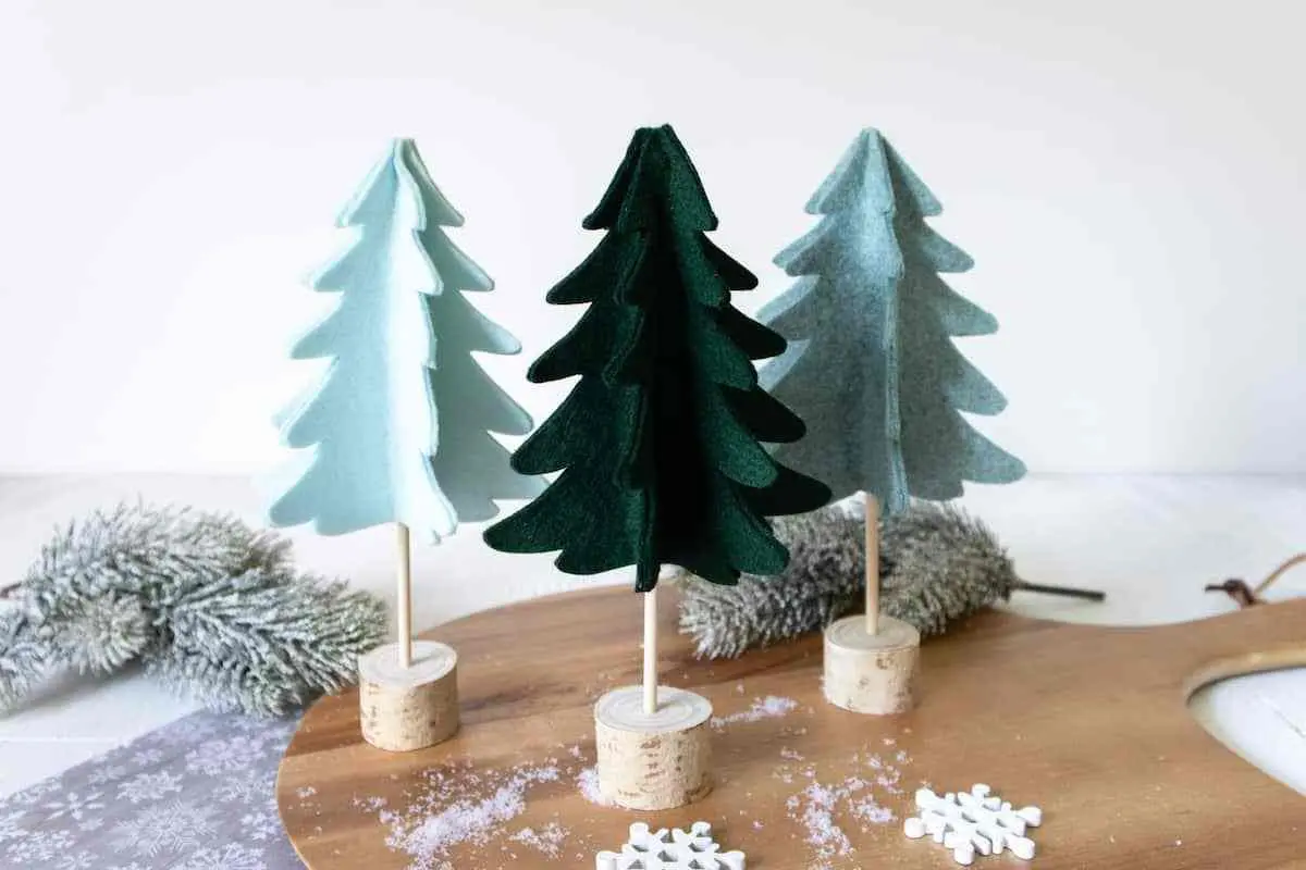 Scandinavian Felt Trees