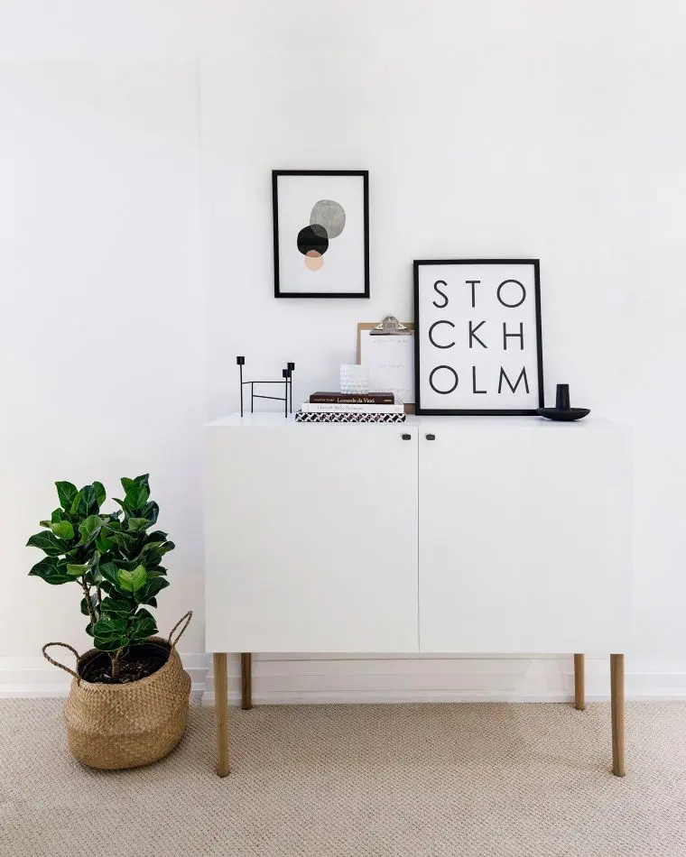 diy minimalistic sideboard