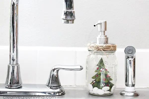 Snow Globe Soap Pump