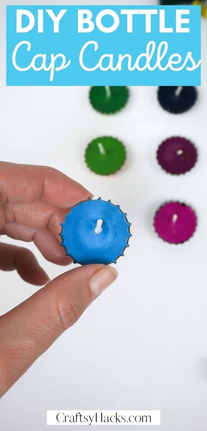 DIY Bottle Cap Candles