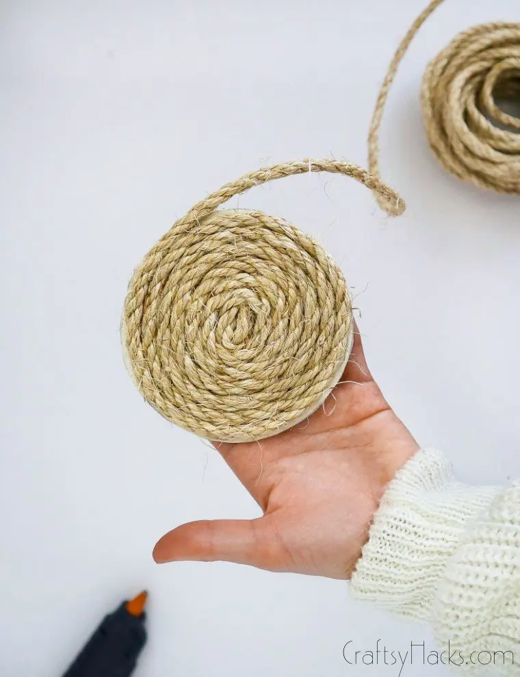 winding rope around circle