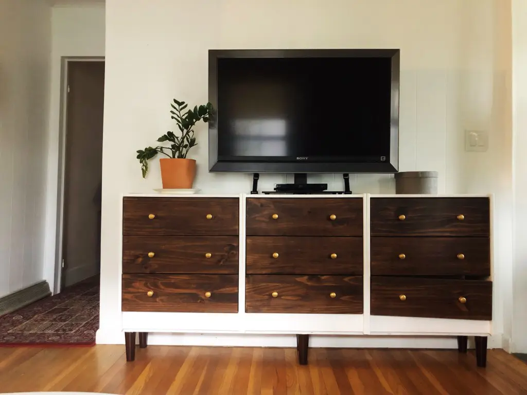 How to Create An Extra Long Media Console or TV Cabinet - Caitlin Marie  Design