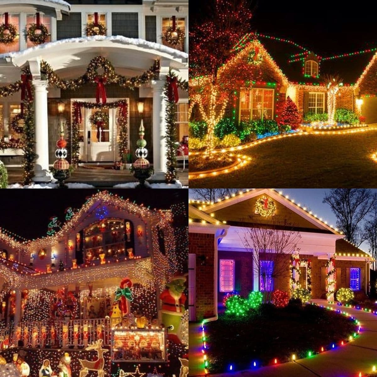 The Best Outdoor Christmas Lights 2022 HGTV Christmas Colorful Light