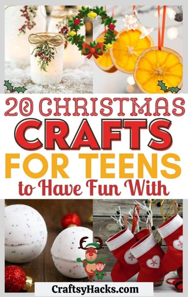 20 Cute Christmas Crafts for Teens  Craftsy Hacks