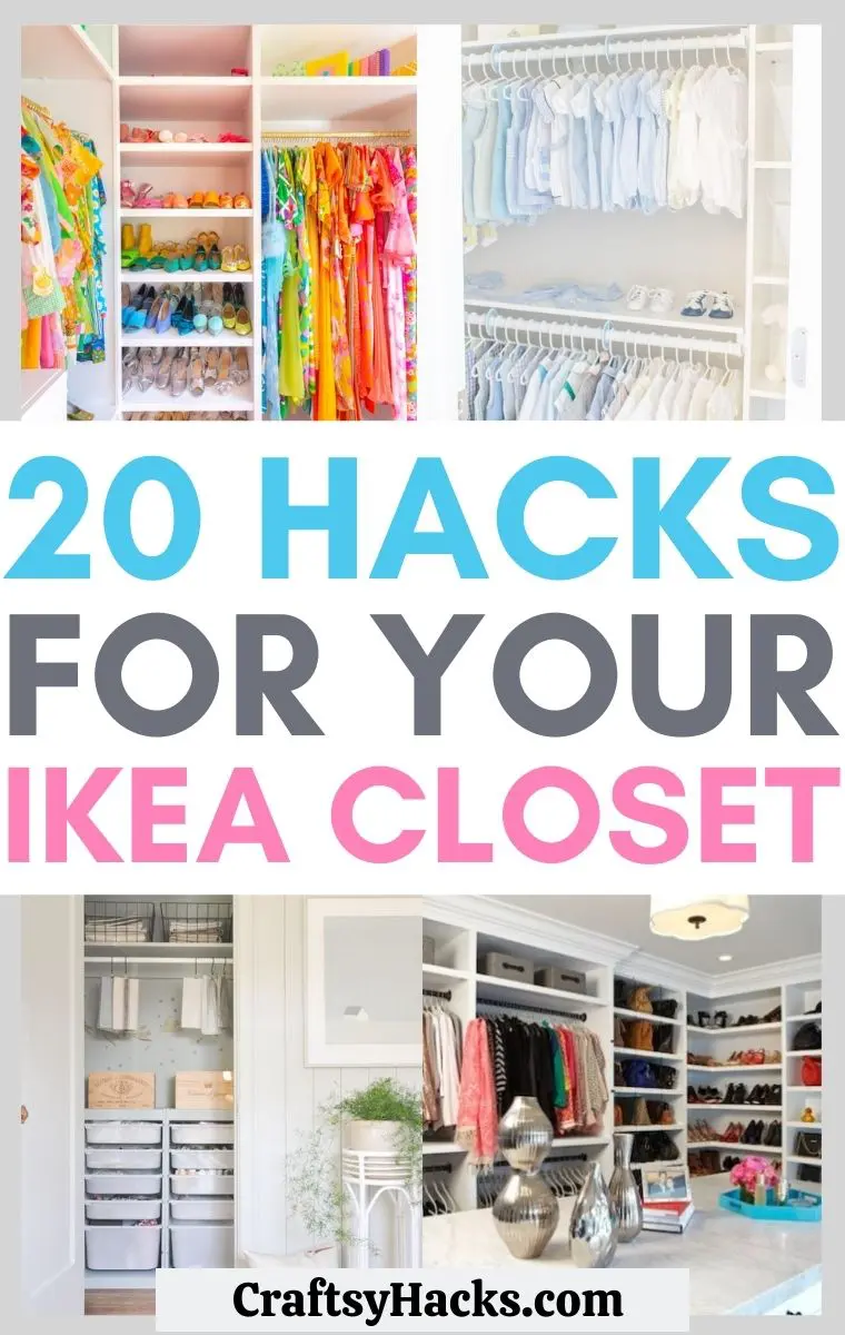 IKEA Hack - Handbag storage  Handbag storage, Wardrobe storage