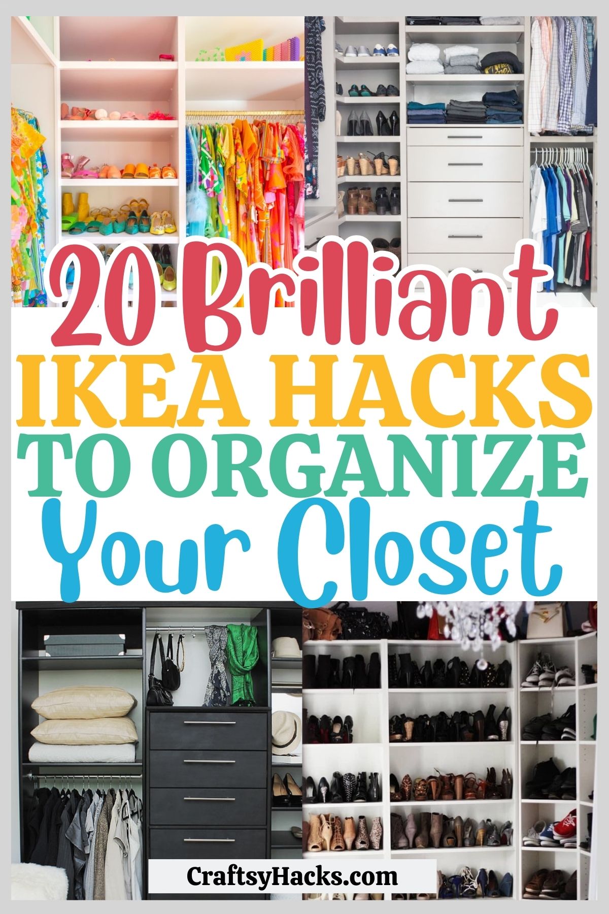 ikea closet hacks