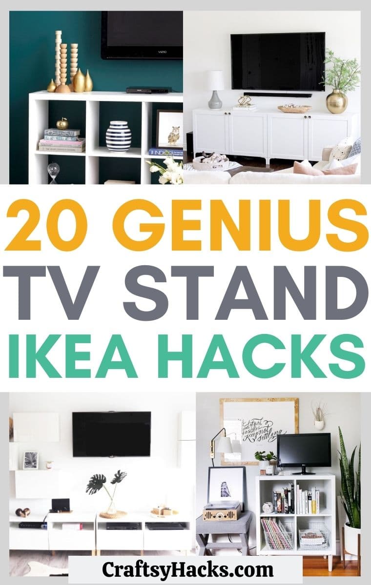 20 Stunning Ikea Tv Stand Hacks Craftsy Hacks The post kallax tv bench that's as eclectic as can. 20 stunning ikea tv stand hacks
