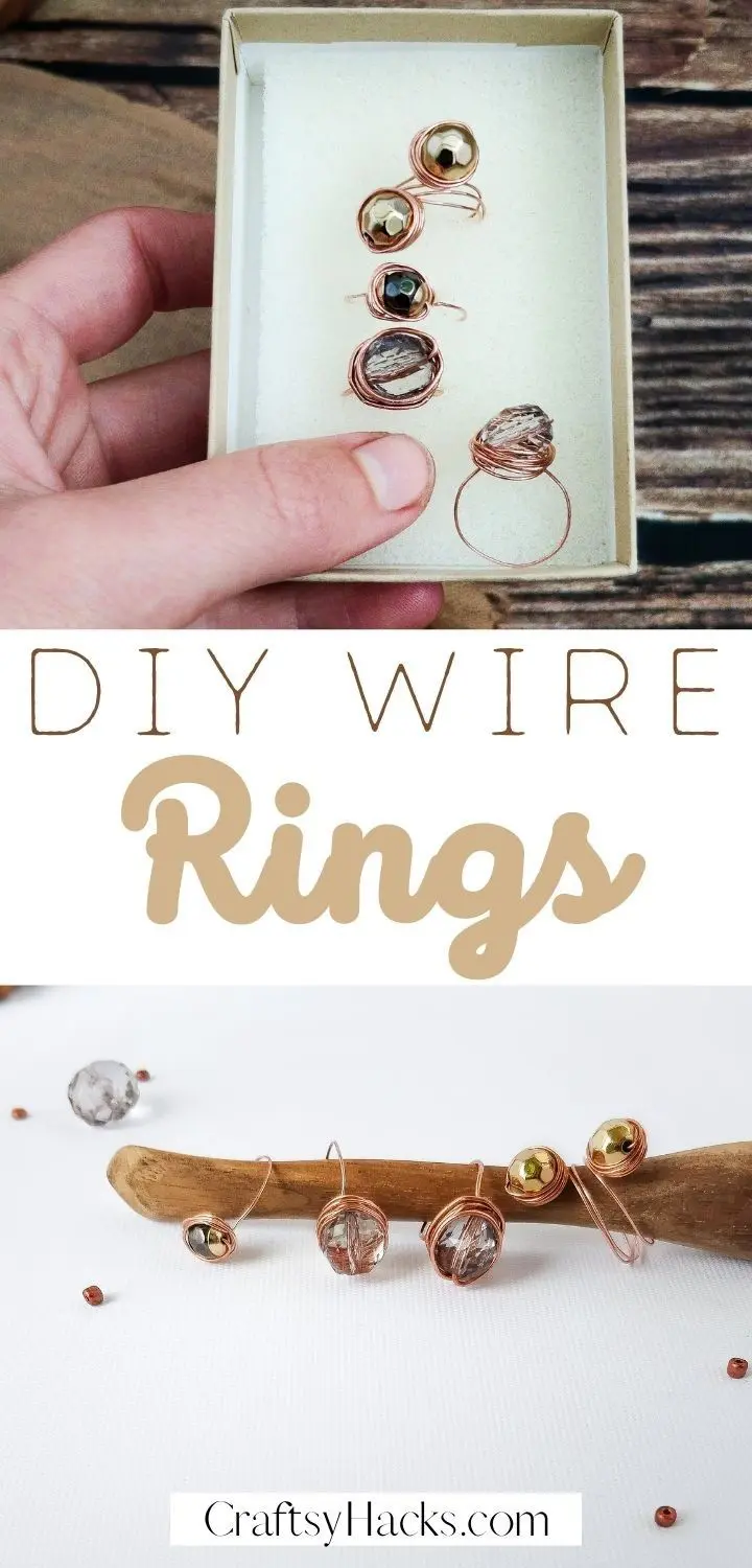 Cute Diy Wire Rings Out Of Copper