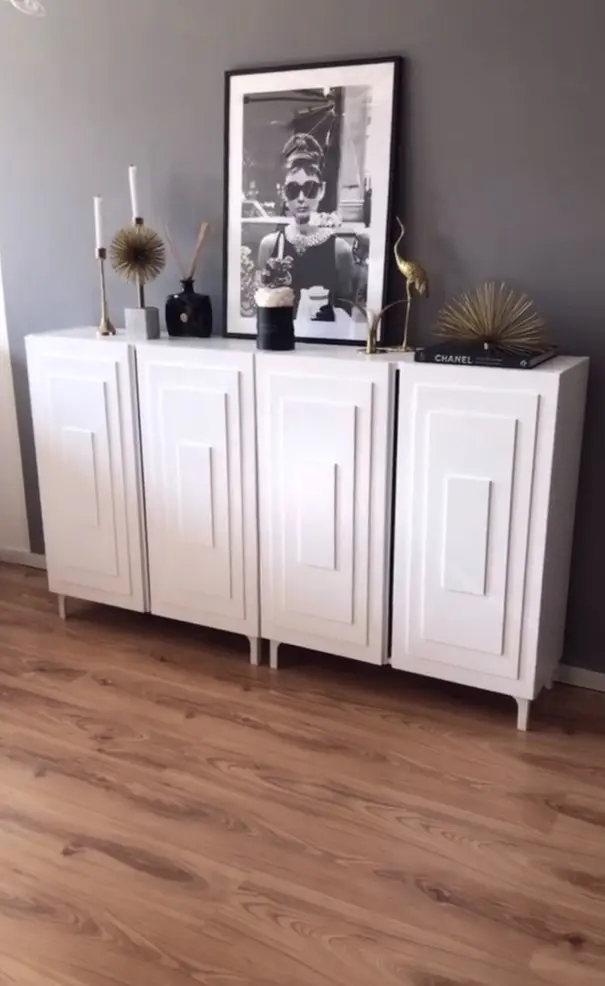 DIY art deco cabinet