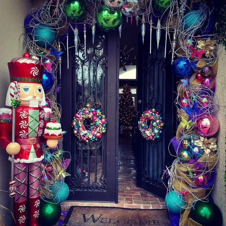 Psychedelic Christmas Porch