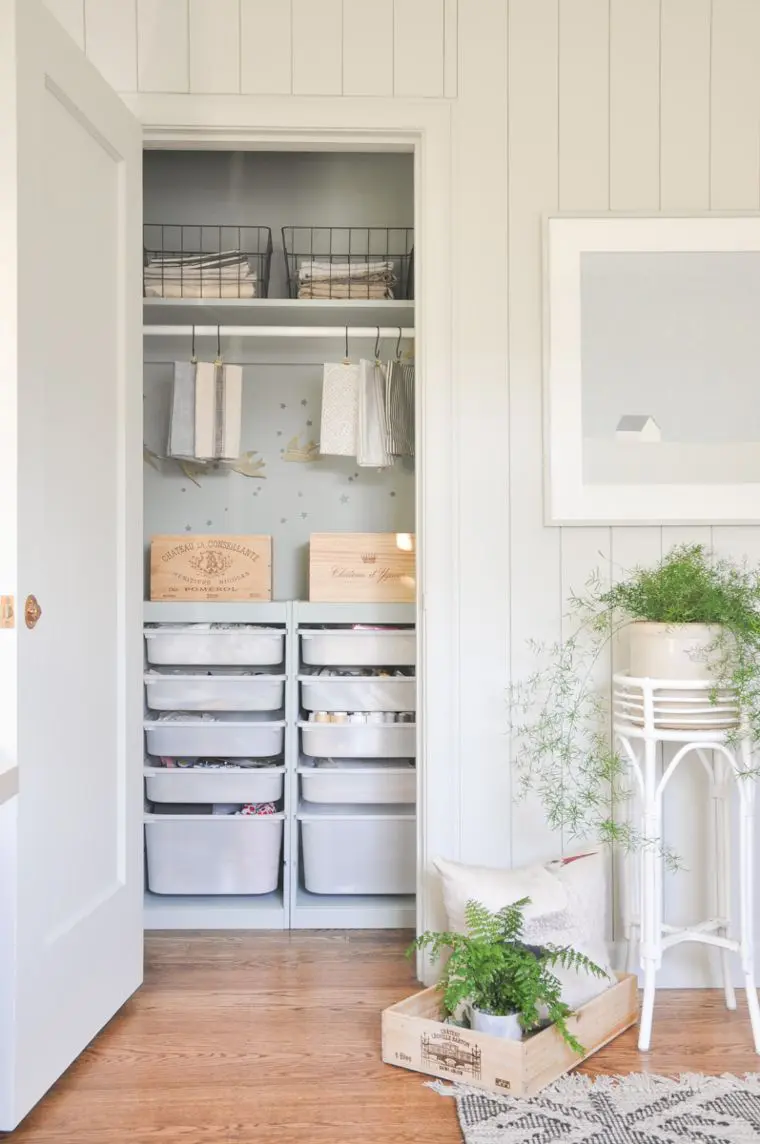 Trofast closet storage