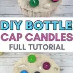 bottle cap candles