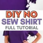 diy no sew shirt