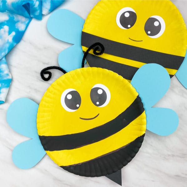 Bumblebee Paper Plates