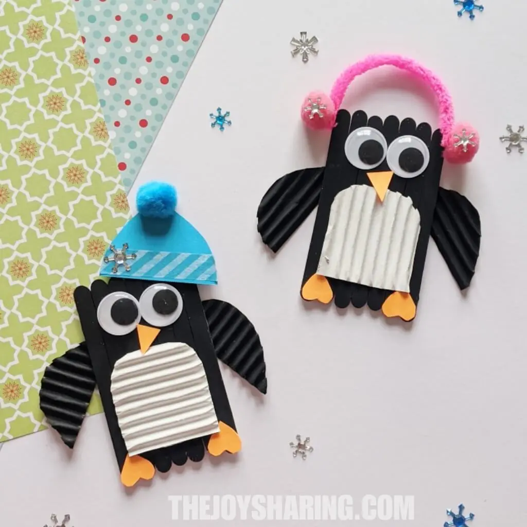 Popsicle Stick Penguins
