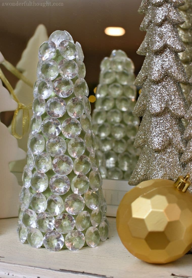 Sparkly Gem Christmas Trees