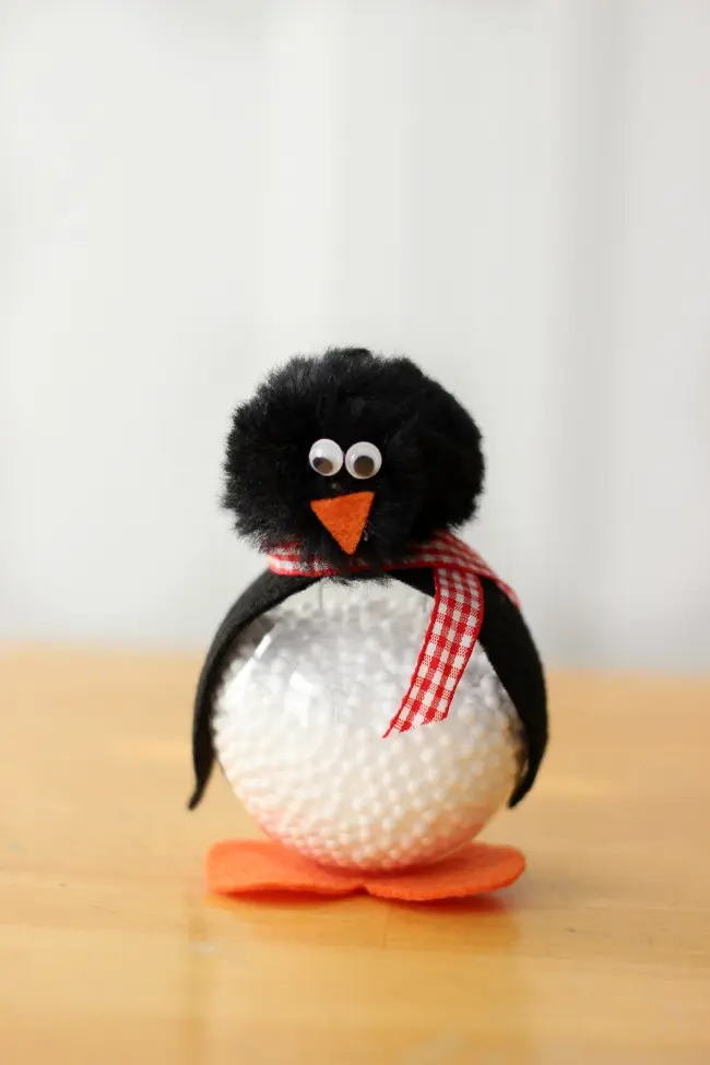 little penguin snowball ornament