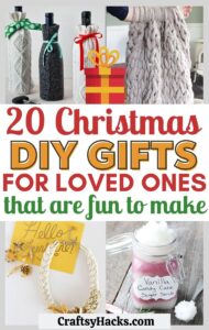 20 DIY Christmas Gifts for Loved Ones - Craftsy Hacks