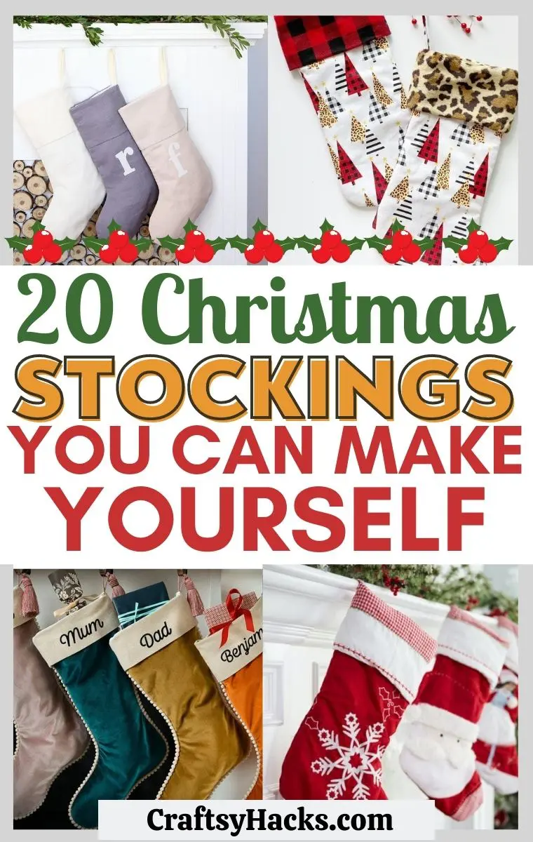 20 Christmas Stocking Ideas Fam Will Love - Craftsy Hacks