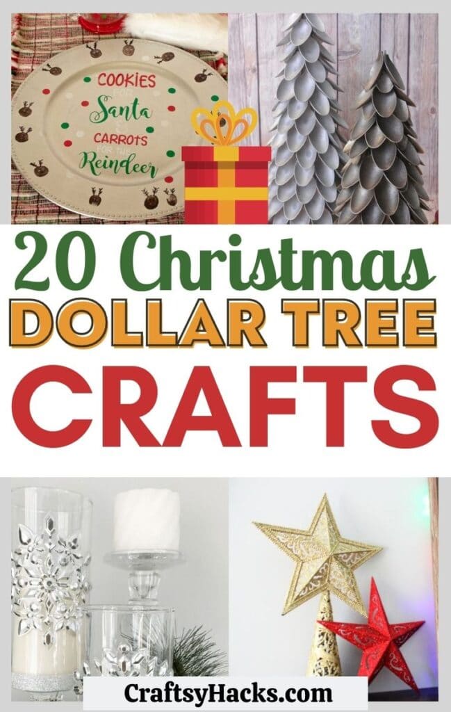 20 Cute Dollar Store Christmas Crafts Craftsy Hacks