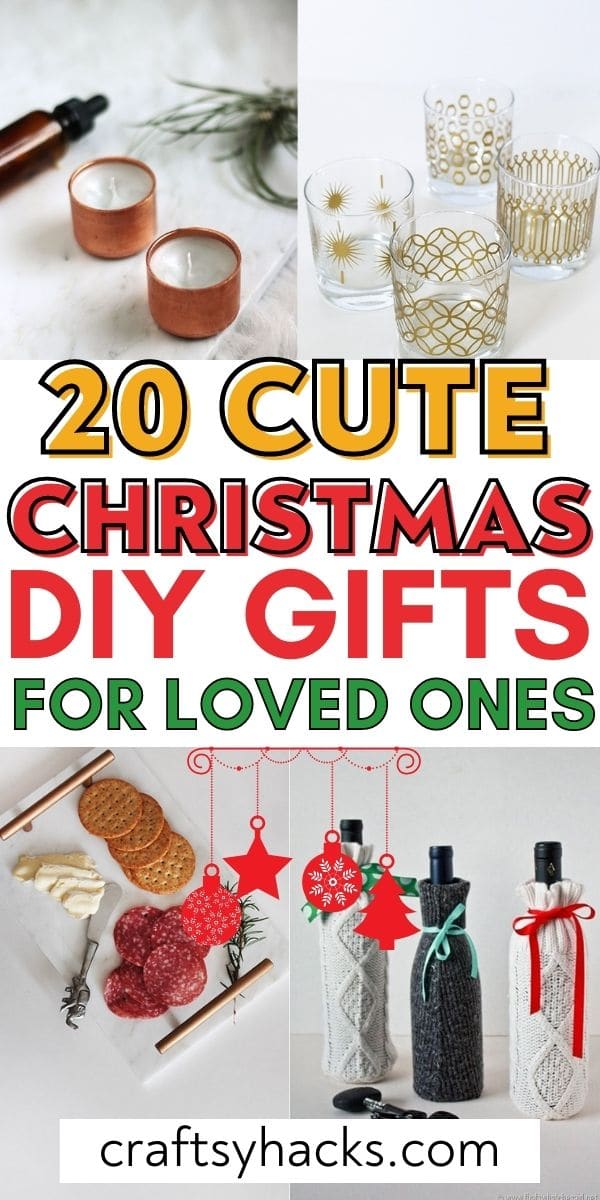 20 DIY Christmas Gifts for Loved Ones - Craftsy Hacks