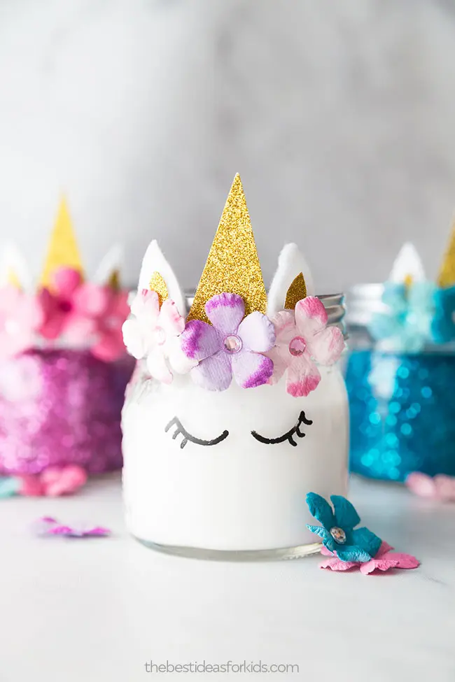 Unicorn Slime Jars