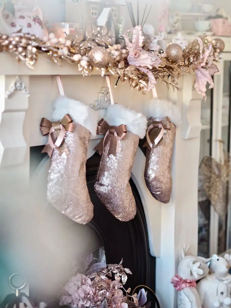 Sequinned Christmas Stockings