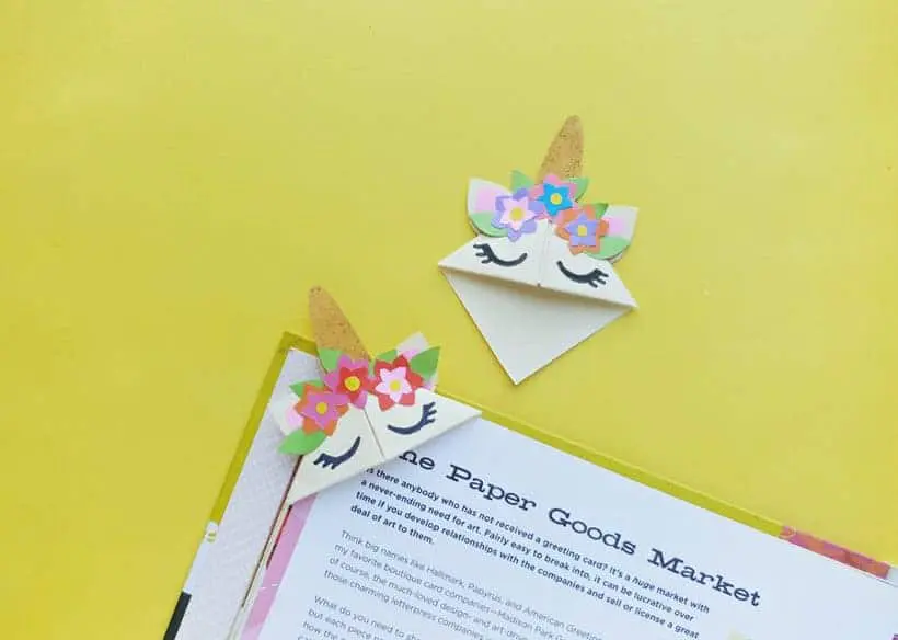 Unicorn Corner Bookmark