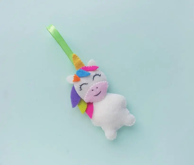 Felt Unicorn Ornament