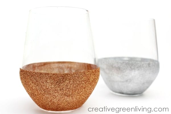Glitter Wine Glasses
