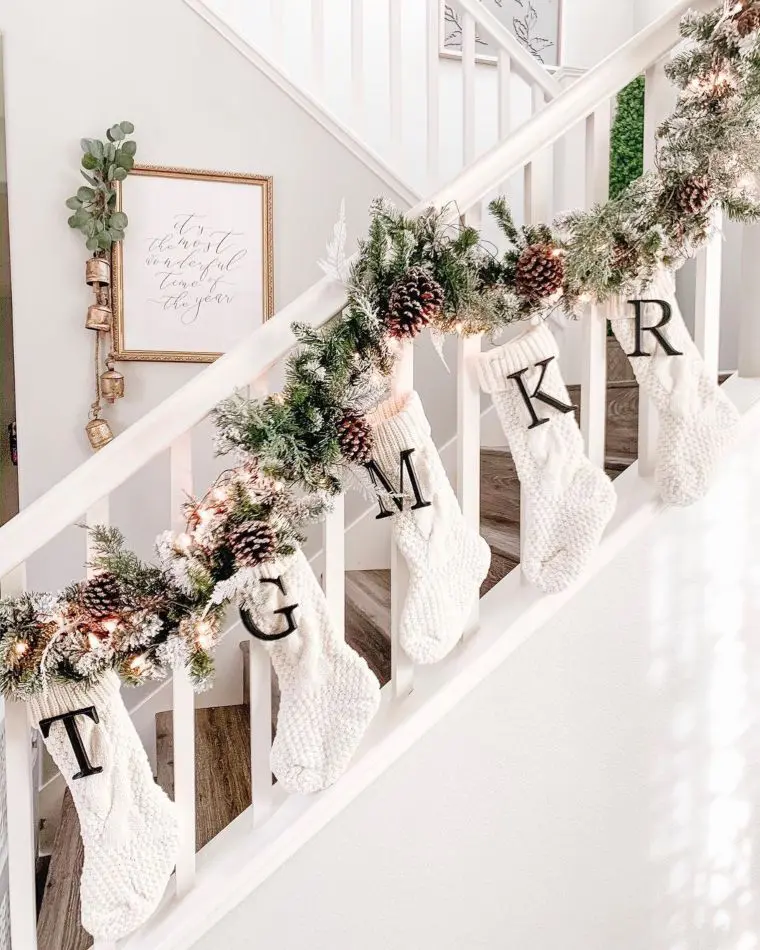 Cable Knit Stair Stockings