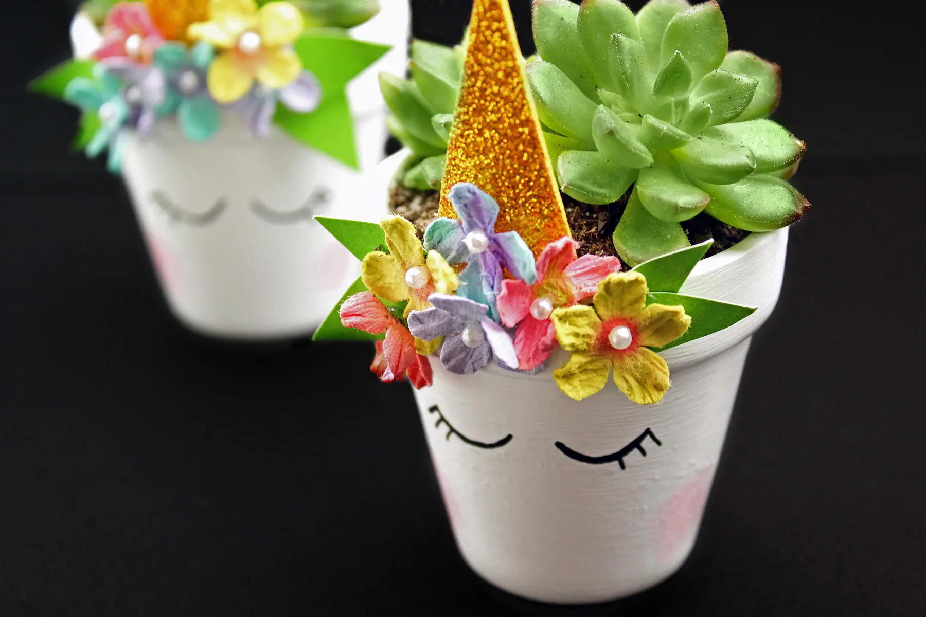 Unicorn Succulent Pot