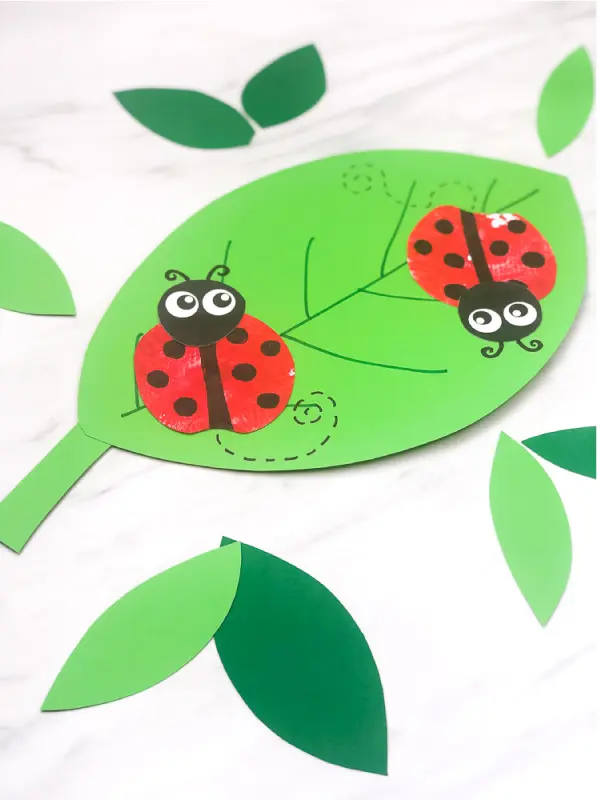 Apple Ladybug Stamp