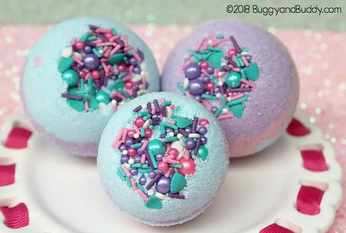 DIY Mermaid Bath Bombs