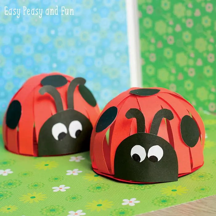 Paper Ladybug Dome Pets